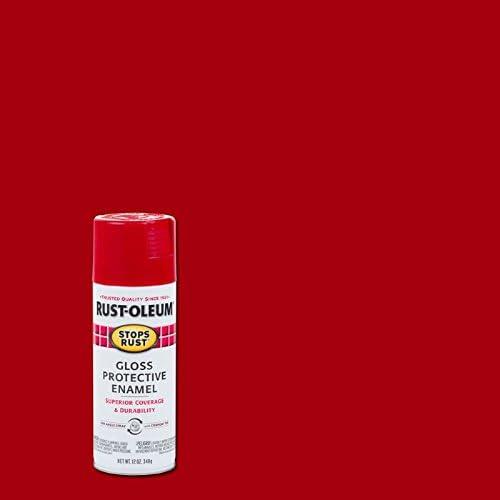 image:imageRustOleum 7798830 Stops Rust Spray Paint 12 oz SemiGloss BlackGloss Red Sunrise