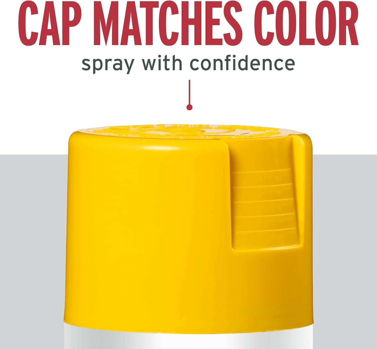 image:imageRustOleum 7798830 Stops Rust Spray Paint 12 oz SemiGloss BlackGloss Sunburst Yellow