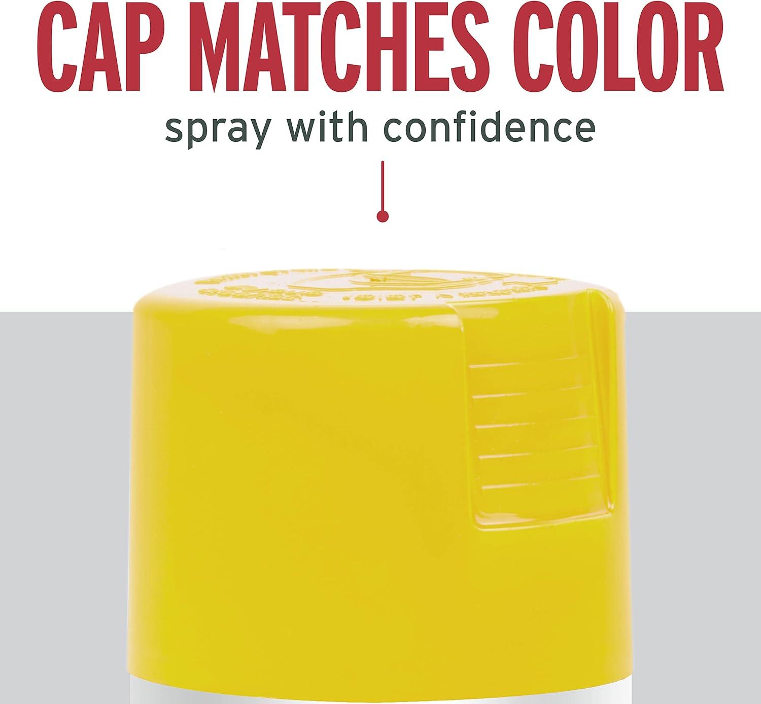 image:imageRustOleum 7798830 Stops Rust Spray Paint 12 oz SemiGloss BlackSatin Citrus Yellow