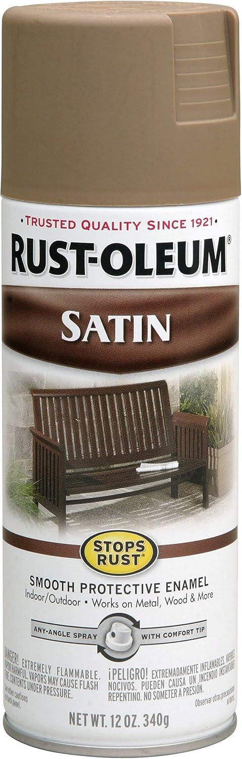 image:imageRustOleum 7798830 Stops Rust Spray Paint 12 oz SemiGloss BlackSatin Dark Taupe