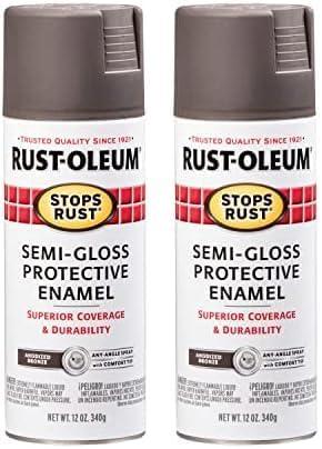 image:imageRustOleum 7798830 Stops Rust Spray Paint 12 oz SemiGloss BlackSemiGloss Anodized Bronze