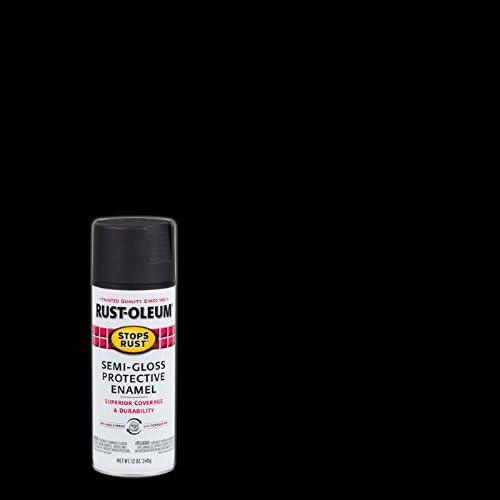 image:imageRustOleum 7798830 Stops Rust Spray Paint 12 oz SemiGloss BlackSemiGloss Black