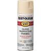 Rust-Oleum 7798830 Stops Rust Spray Paint, 12 oz, Semi-Gloss Black(Gloss Almond)