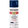 Rust-Oleum 7798830 Stops Rust Spray Paint, 12 oz, Semi-Gloss Black(Gloss Navy)