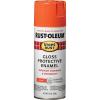 Rust-Oleum 7798830 Stops Rust Spray Paint, 12 oz, Semi-Gloss Black(Gloss Orange)