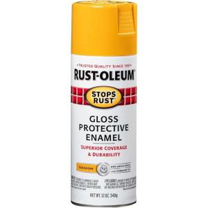 Rust-Oleum 7798830 Stops Rust Spray Paint, 12 oz, Semi-Gloss Black(Gloss Tuscan Sun)