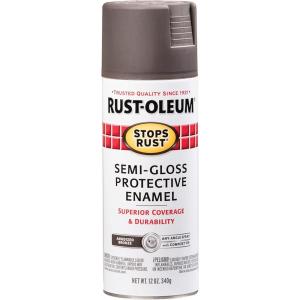 Rust-Oleum 7798830 Stops Rust Spray Paint, 12 oz, Semi-Gloss Black(Semi-Gloss Anodized Bronze)