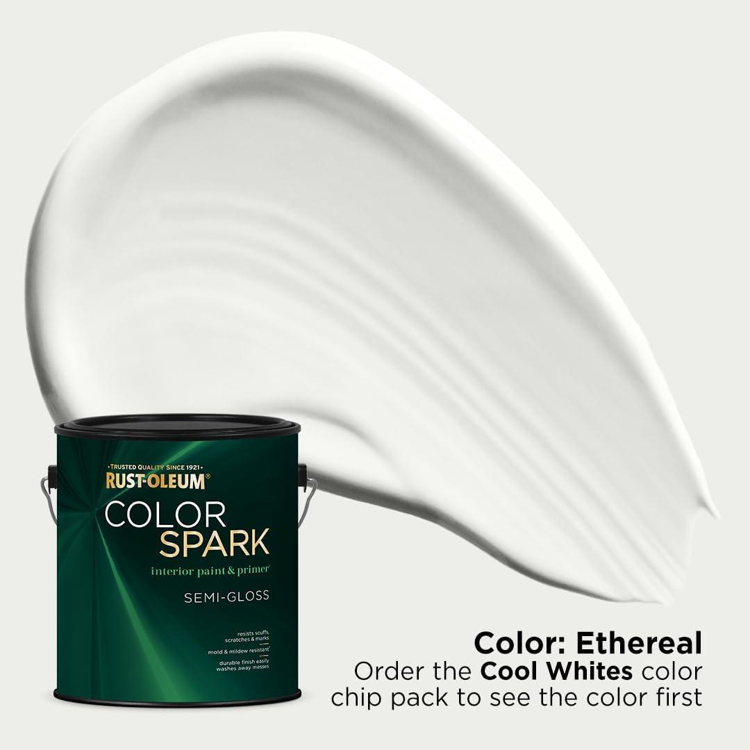 image:imageRustOleum Color Spark Interior Paint and Primer in One Eggshell Almond Macaron 1 GallonEthereal