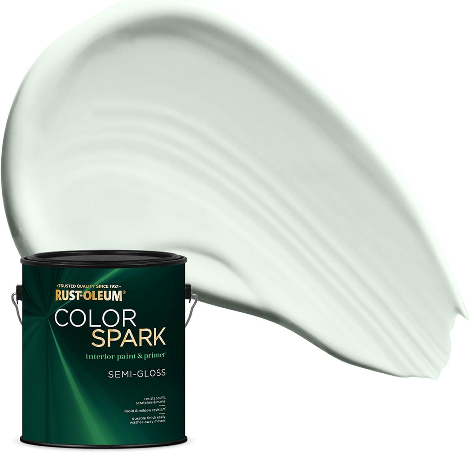 image:imageRustOleum Color Spark Interior Paint and Primer in One Eggshell Almond Macaron 1 GallonPersephone