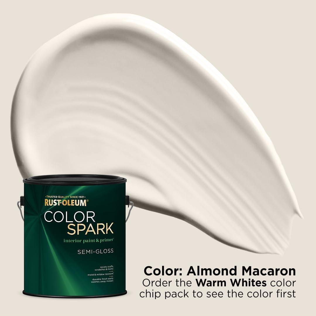 image:imageRustOleum Color Spark Interior Paint and Primer in One Matte Ethereal 1 GallonAlmond Macaron