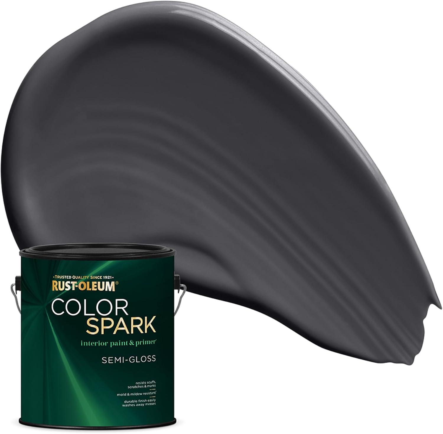 image:imageRustOleum Color Spark Interior Paint and Primer in One Matte Ethereal 1 GallonCarbon Copy