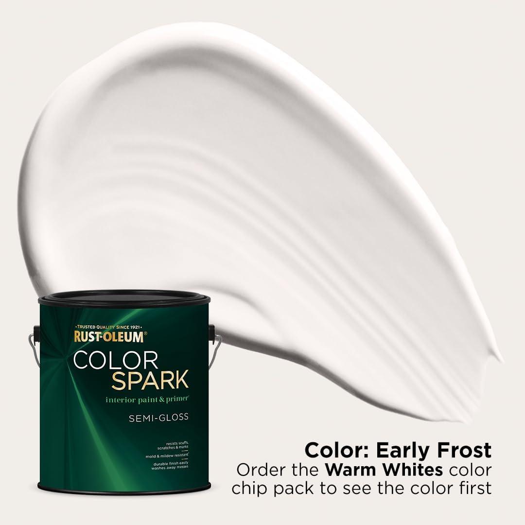 image:imageRustOleum Color Spark Interior Paint and Primer in One Matte Ethereal 1 GallonEarly Frost