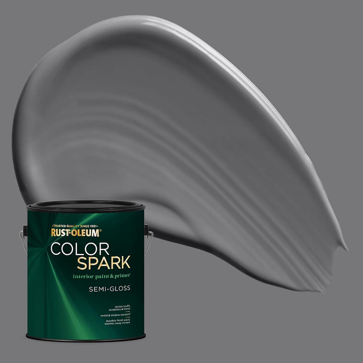 image:imageRustOleum Color Spark Interior Paint and Primer in One Matte Ethereal 1 GallonMineral
