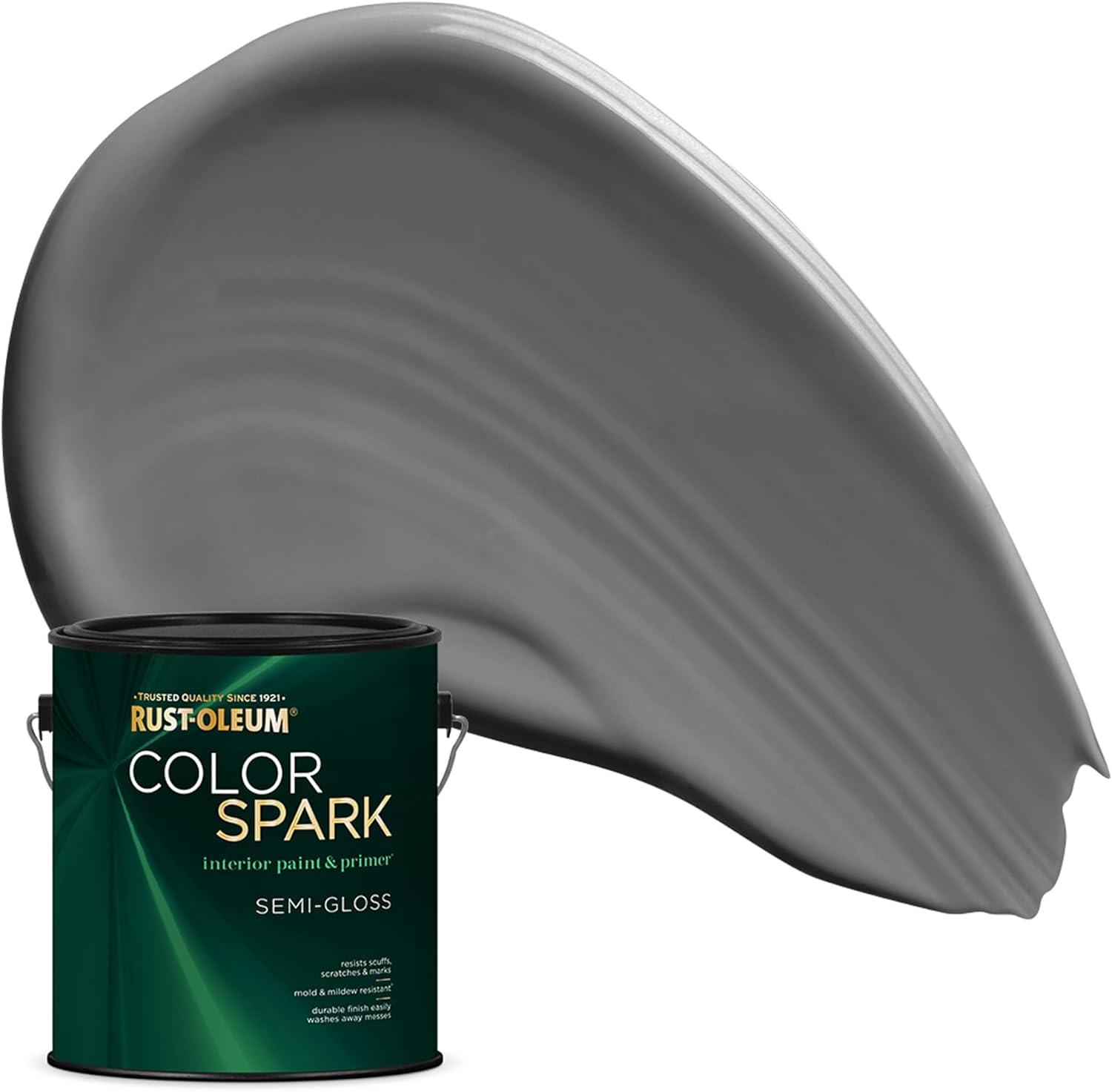 image:imageRustOleum Color Spark Interior Paint and Primer in One Matte Ethereal 1 GallonMineral