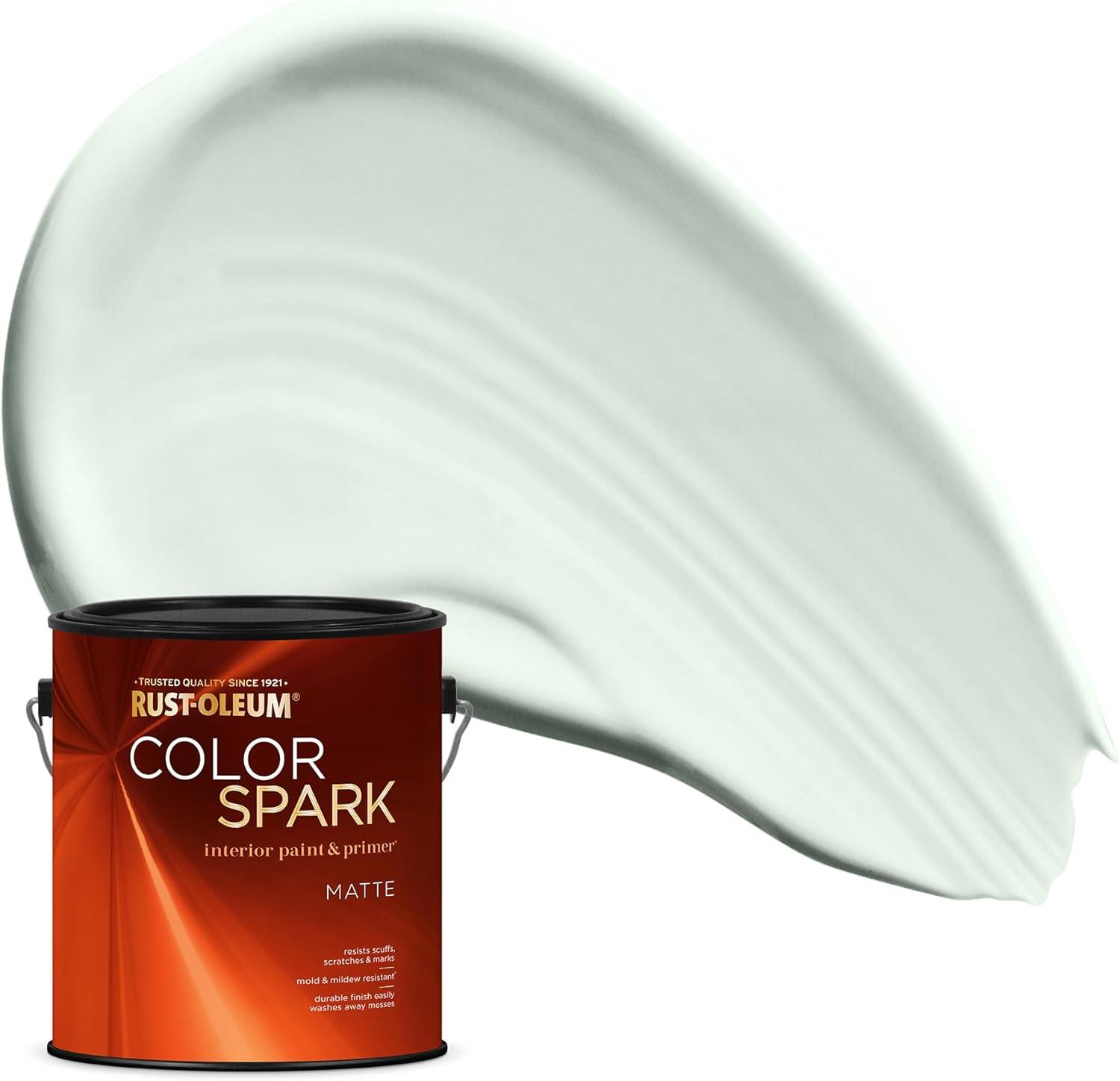 image:imageRustOleum Color Spark Interior Paint and Primer in One Matte Ethereal 1 GallonPersephone