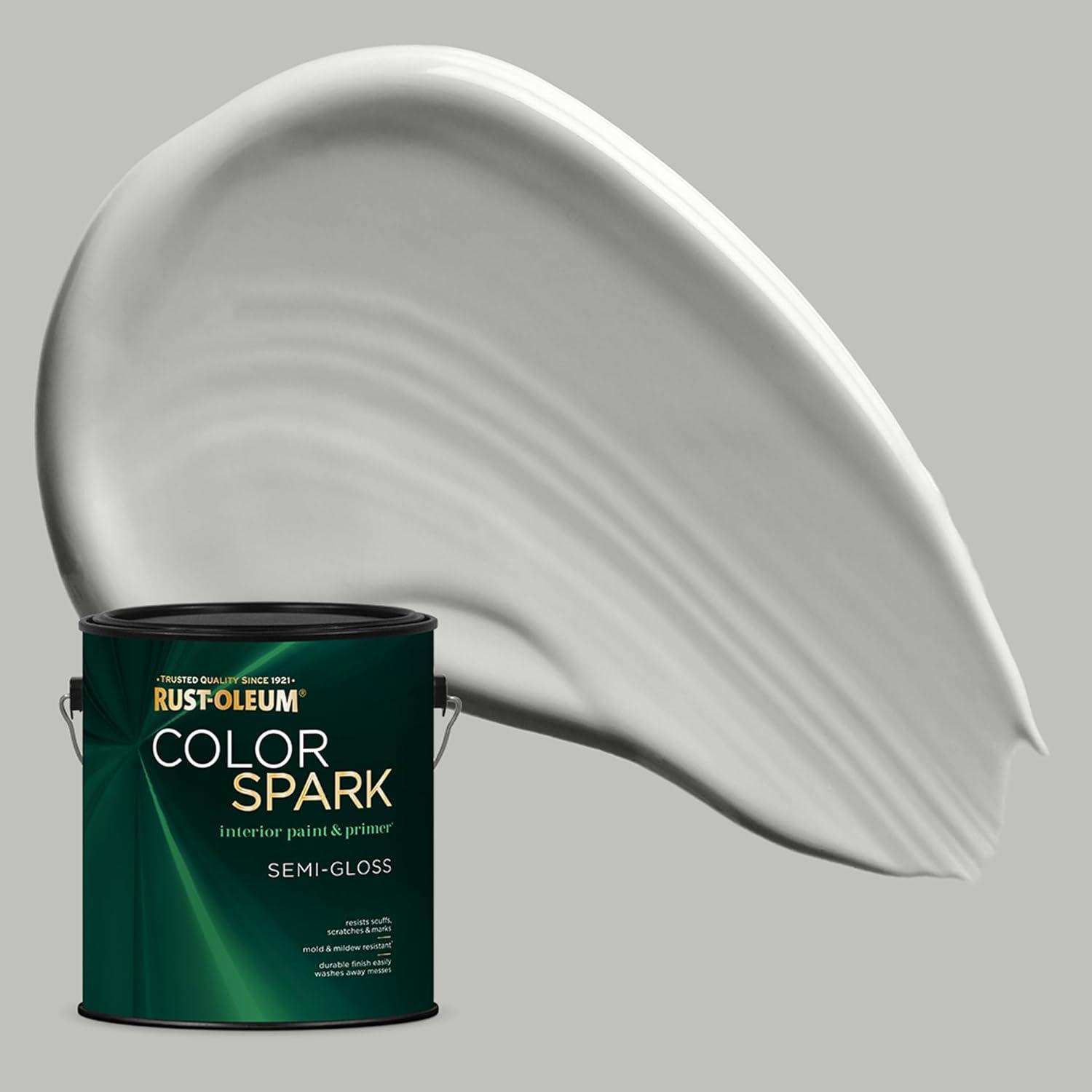 image:imageRustOleum Color Spark Interior Paint and Primer in One Matte Ethereal 1 GallonStonehenge