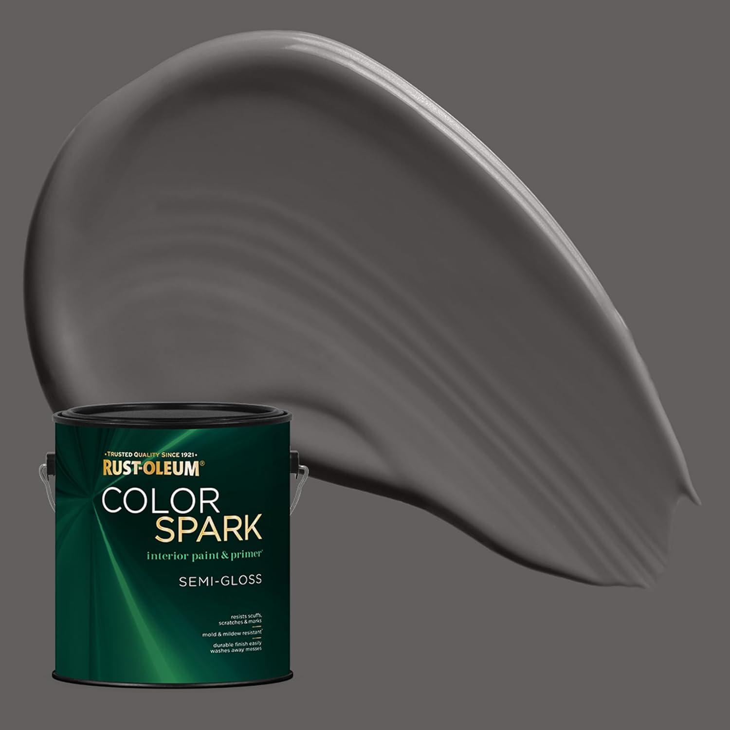 image:imageRustOleum Color Spark Interior Paint and Primer in One Matte Ethereal 1 GallonVortex