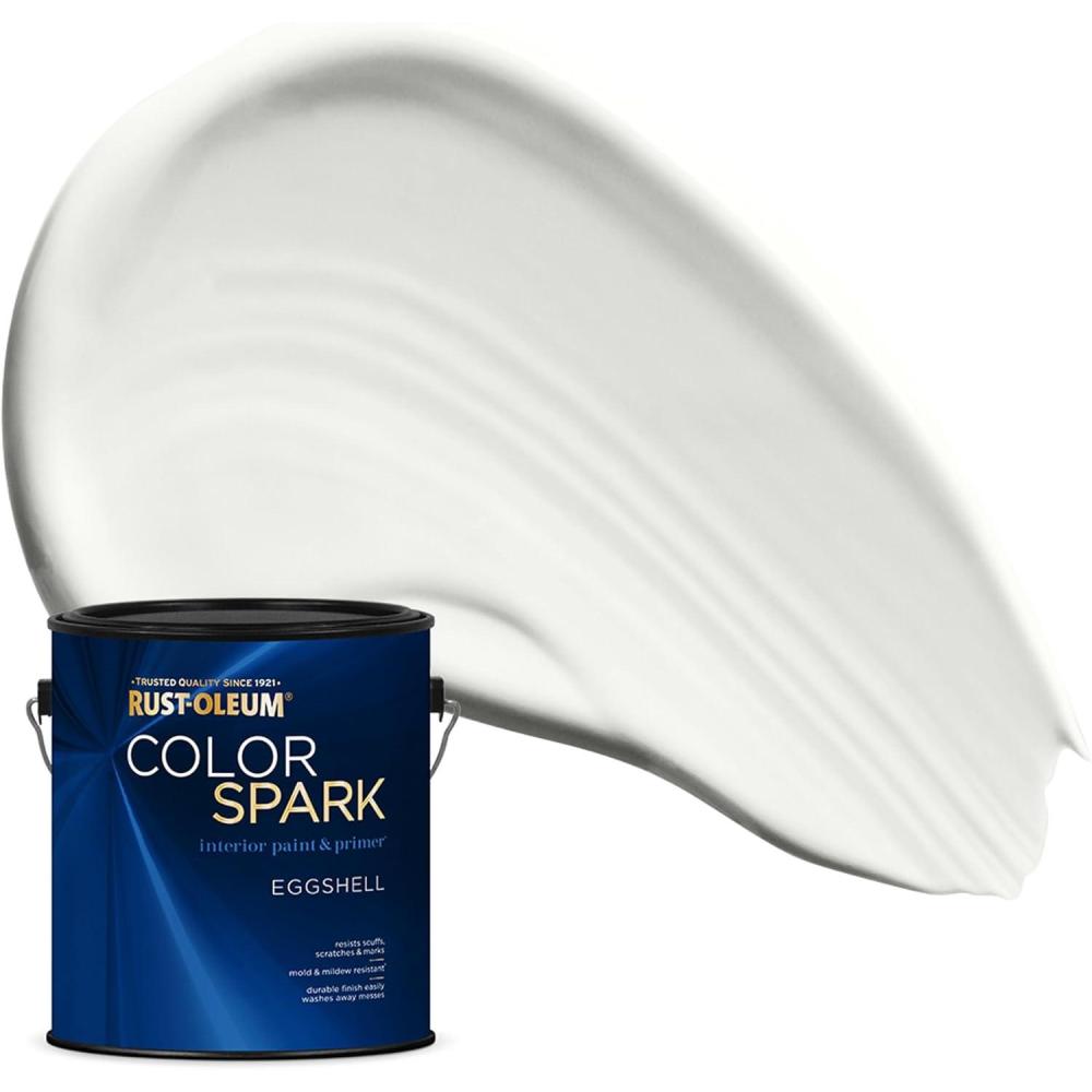 image:imageRustOleum Color Spark Interior Paint and Primer in One Eggshell Almond Macaron 1 GallonEthereal