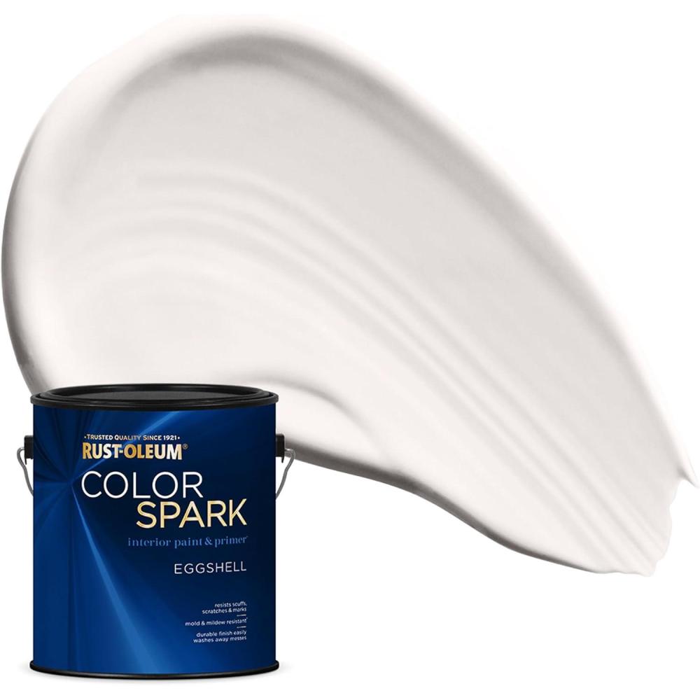 image:imageRustOleum Color Spark Interior Paint and Primer in One Matte Ethereal 1 GallonEarly Frost