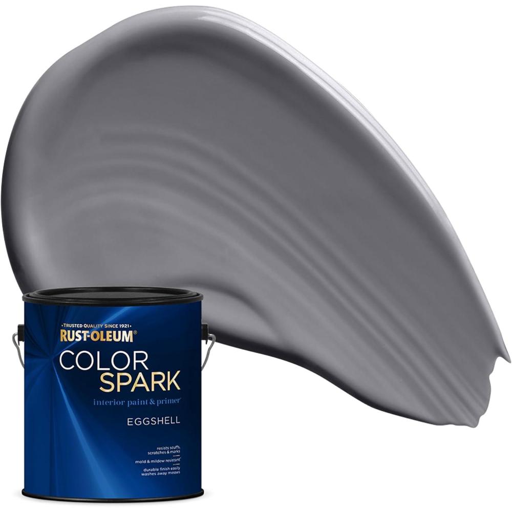 image:imageRustOleum Color Spark Interior Paint and Primer in One Matte Ethereal 1 GallonGraphite