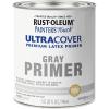 Rust-Oleum 267334 Painter’s Touch Latex Paint, Quart, Satin Hunt Club Green, 1 Quarts (Pack of 1)(Flat Gray Primer)