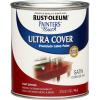 Rust-Oleum 267334 Painter’s Touch Latex Paint, Quart, Satin Hunt Club Green, 1 Quarts (Pack of 1)(Satin Colonial Red)