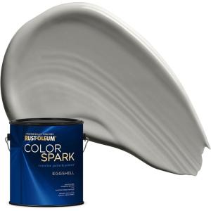 Rust-Oleum Color Spark Interior Paint and Primer in One, Matte, Ethereal, 1 Gallon(Chi-Town Skyline)