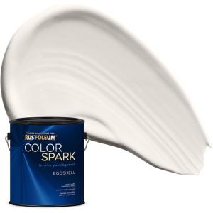 Rust-Oleum Color Spark Interior Paint and Primer in One, Matte, Ethereal, 1 Gallon(Chiffon)