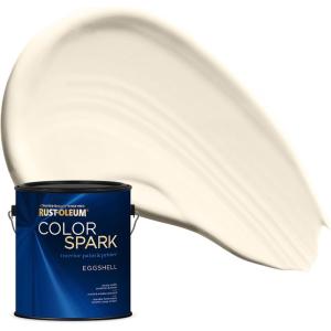 Rust-Oleum Color Spark Interior Paint and Primer in One, Matte, Ethereal, 1 Gallon(Meringue)