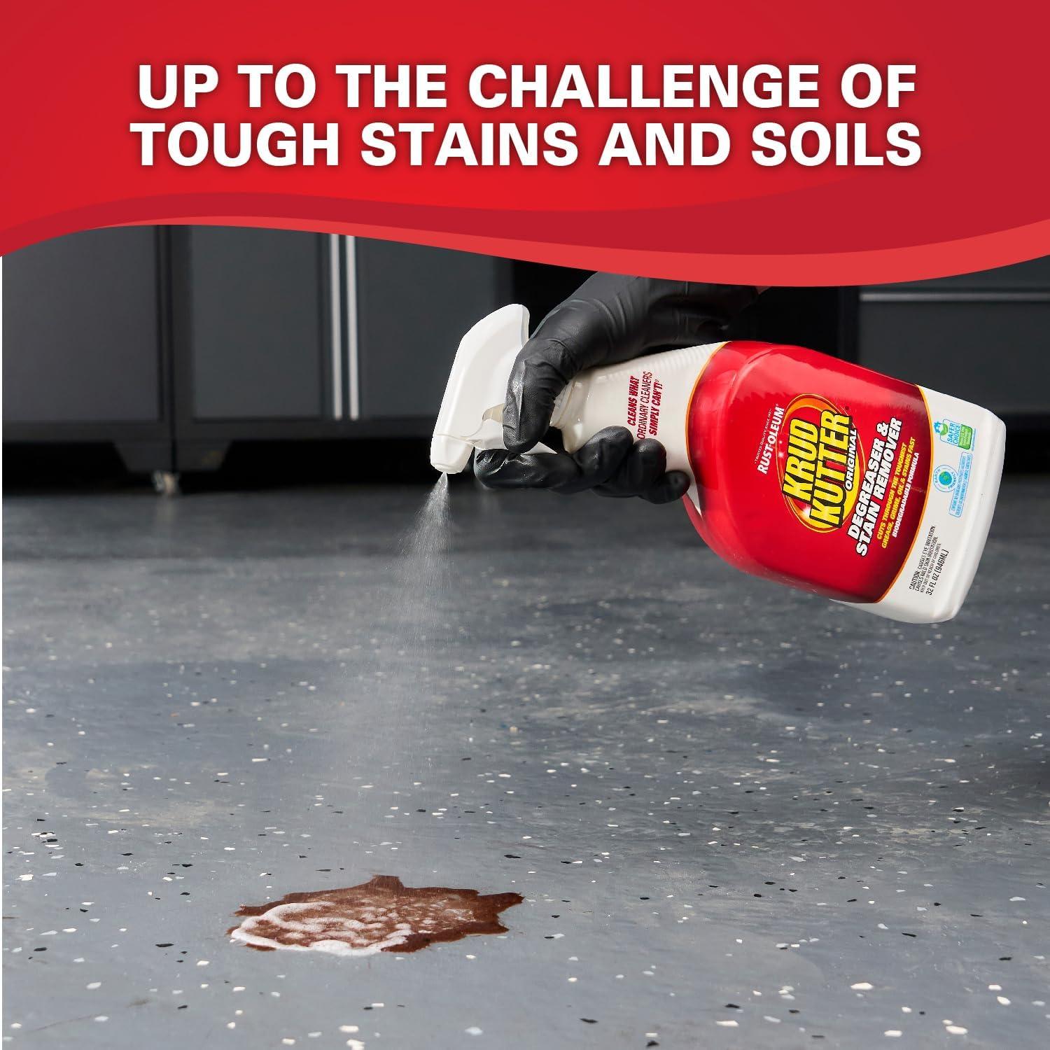 image:imageKrud Kutter KK3266PK Original Concentrated CleanerDegreaser Stain Remover Spray 32 oz 6 Pack32 Fl Oz Pack of 6