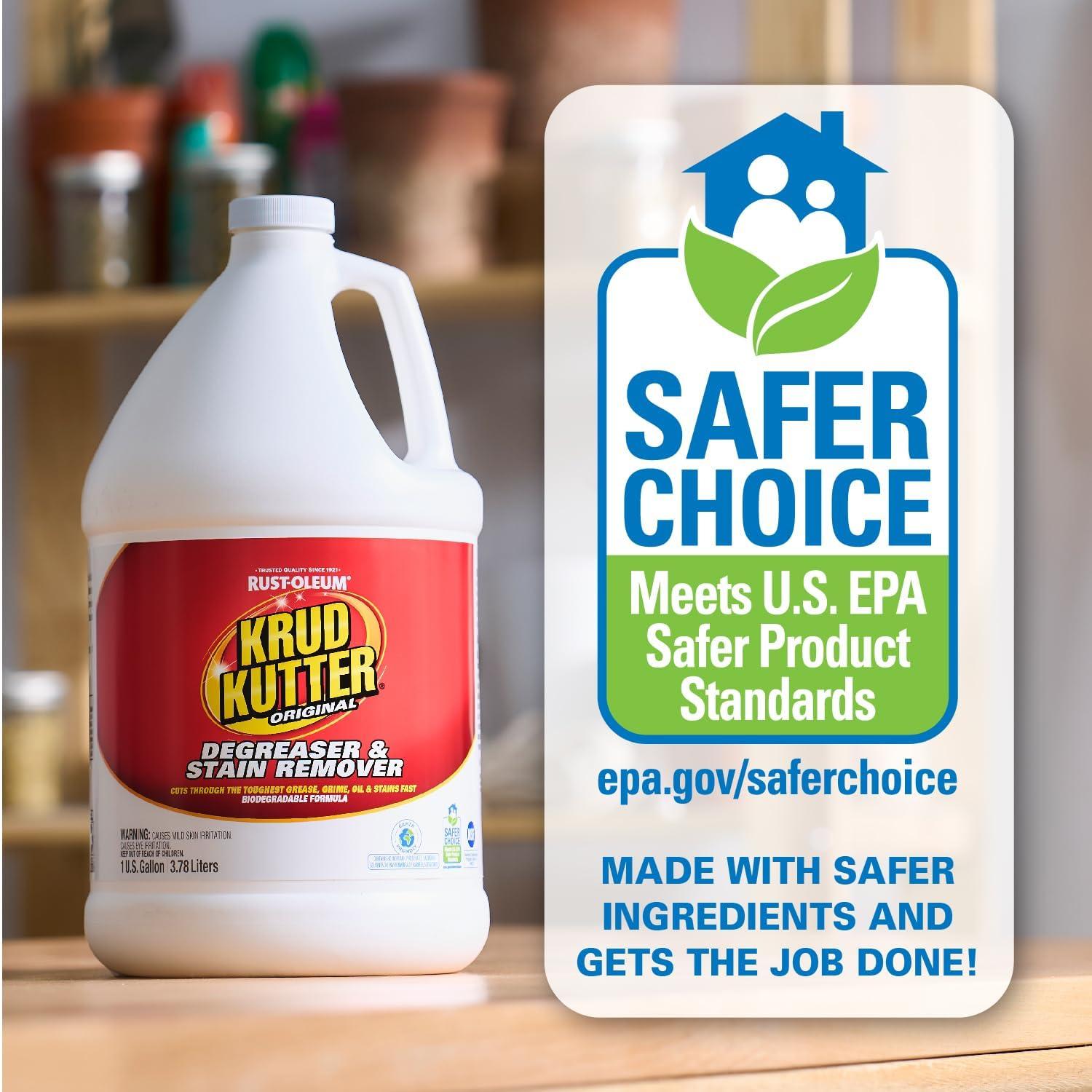 image:imageKrud Kutter KK3266PK Original Concentrated CleanerDegreaser Stain Remover Spray 32 oz 6 PackGallon