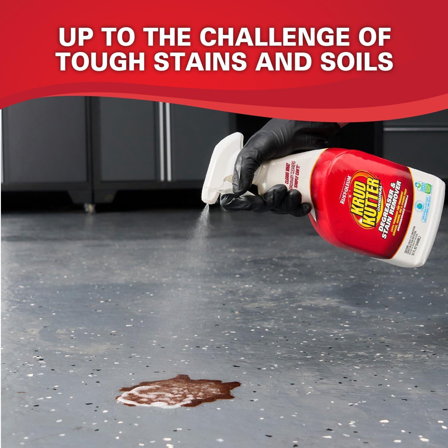 image:imageKrud Kutter KK3266PK Original Concentrated CleanerDegreaser Stain Remover Spray 32 oz 6 PackGallon