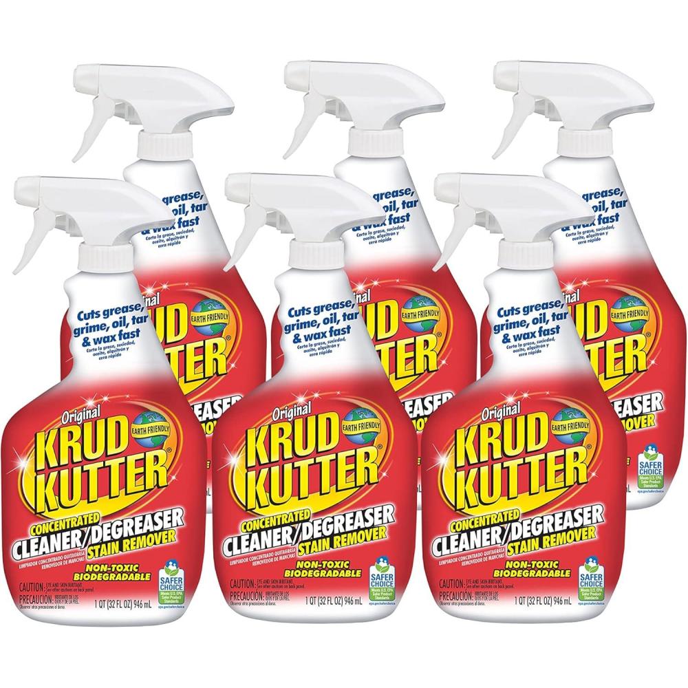 image:imageKrud Kutter KK3266PK Original Concentrated CleanerDegreaser Stain Remover Spray 32 oz 6 Pack32 Fl Oz Pack of 6