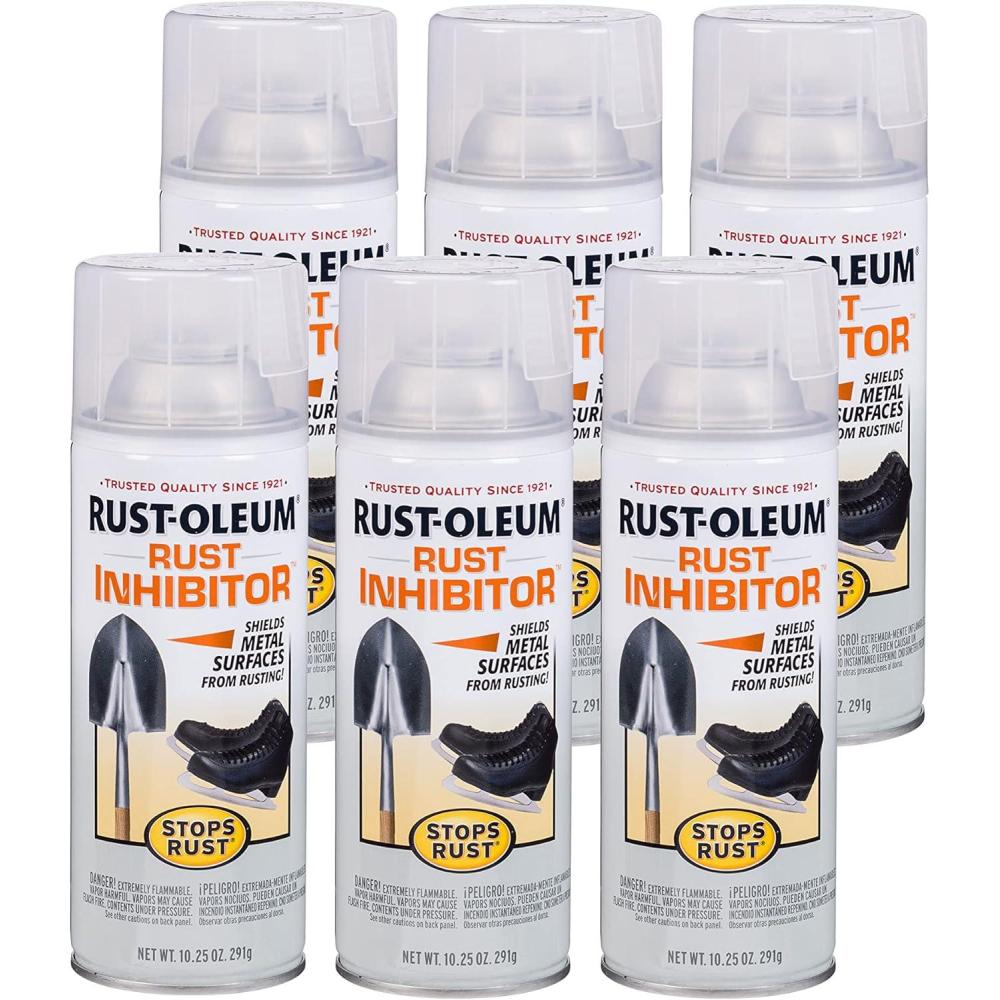 image:imageRustOleum 2242846PK Stops Rust Rust Inhibitor Spray 1025 oz 6 Pack171 Fl Oz Pack of 6