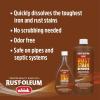 Rust-Oleum Whink Rust Stain Remover | Heavy-Duty Iron Stain Remover Foaming Spray with Excellent Cling for Toilets, Showers, Sinks, Outdoor Siding | 24 oz(5.33 Fl Oz (Pack of 6))