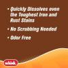 Rust-Oleum Whink Rust Stain Remover | Heavy-Duty Iron Stain Remover Foaming Spray with Excellent Cling for Toilets, Showers, Sinks, Outdoor Siding | 24 oz(6 Fl Oz (Pack of 1))