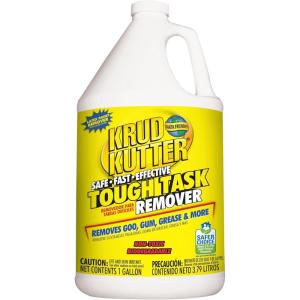 Krud Kutter Tough Task All Purpose Remover, 1 Gallon, Heavy Duty Cleaner for Adhesive, Grease and Tough Stains, Multi Surface Cleaning Solution for Floors, Walls, Tools and Equipment(Gallon (Pack of 1))