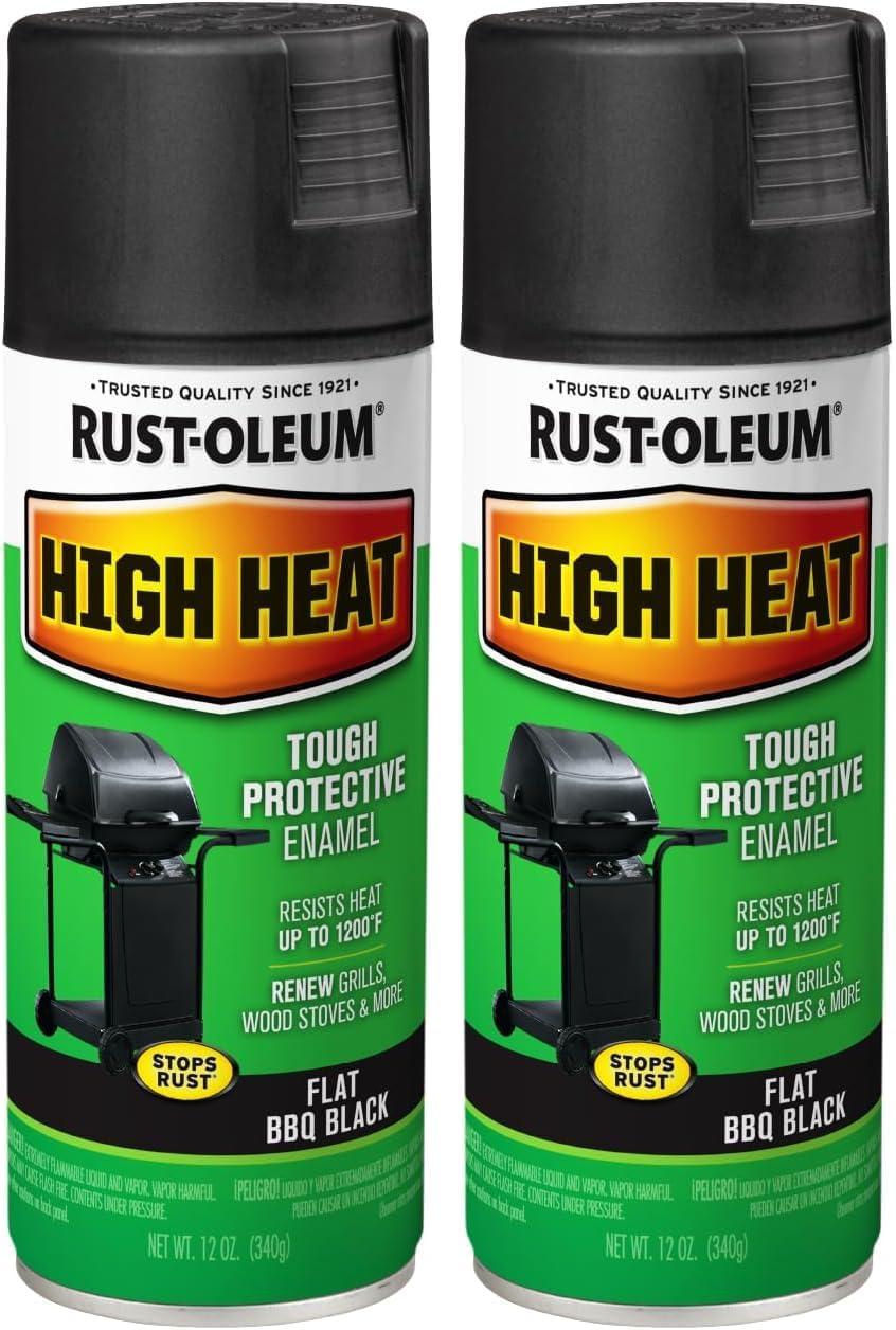 image:imageRustOleum 7778830 High Heat Enamel Spray Paint BarBQue Black 12OunceBarBQue Black