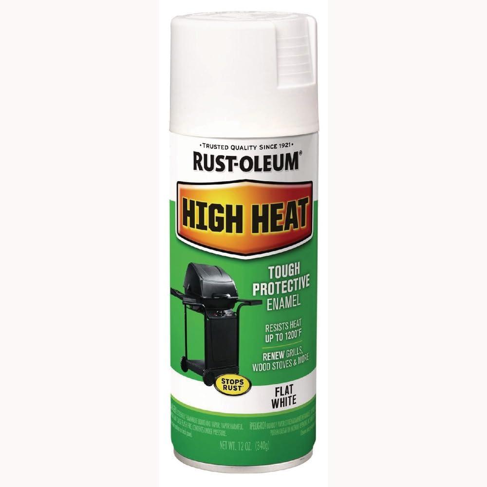 image:imageRustOleum 7778830 High Heat Enamel Spray Paint BarBQue Black 12OunceWhite