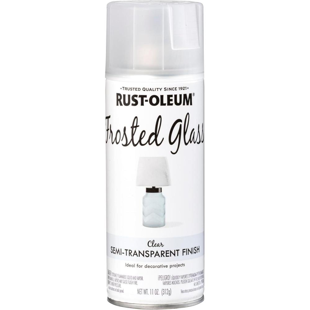 image:imageRustOleum 342600 Frosted Glass Spray Paint 11 oz Frosted GlassFrosted Glass
