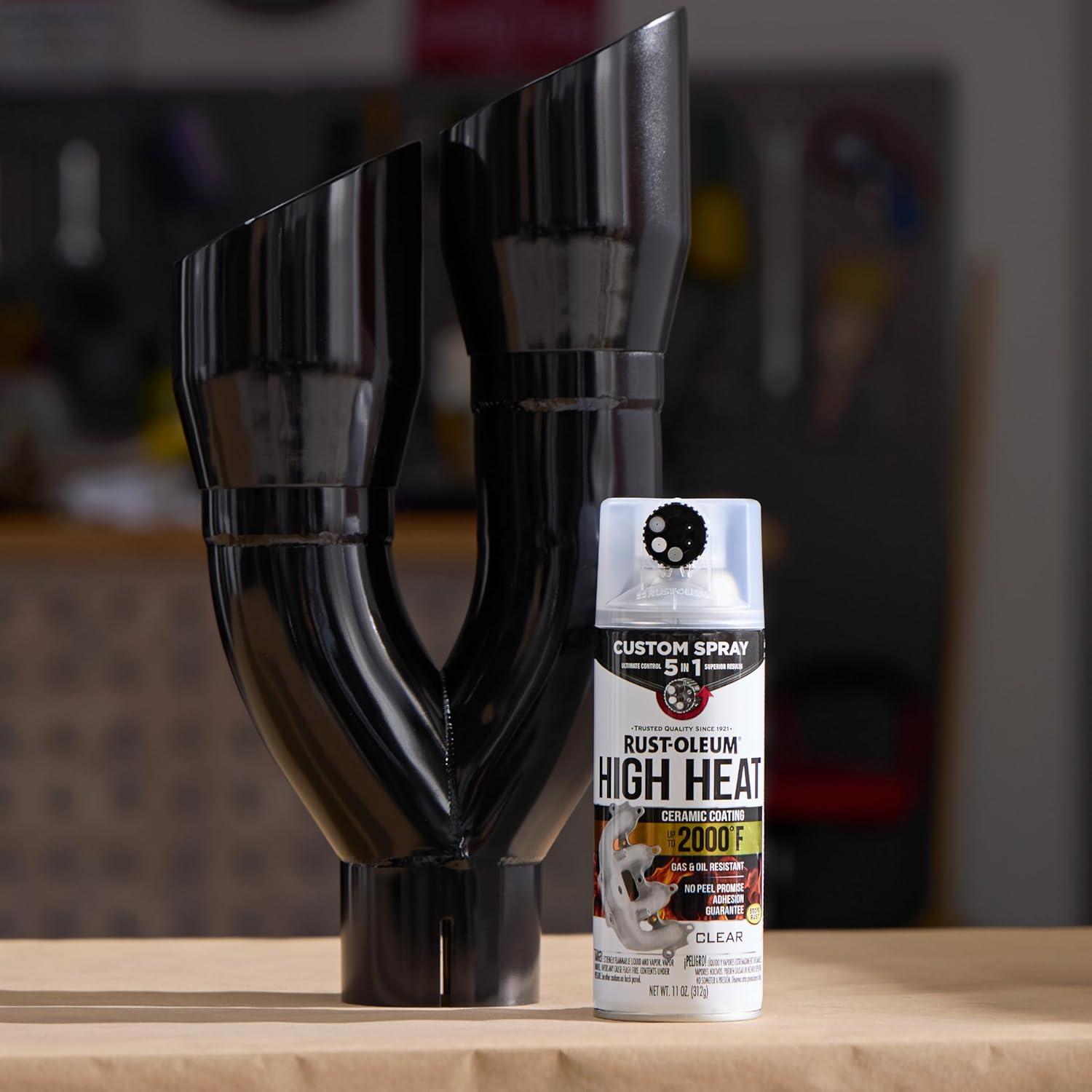image:imageRustOleum Automotive High Heat Spray Paint Custom Spray 5in1 12 oz Gloss ClearGloss Clear